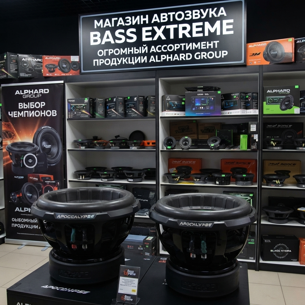 Рады сообщить, что в нашем интернет-магазине Bass Extreme большой выбор продукции Alphard Group!